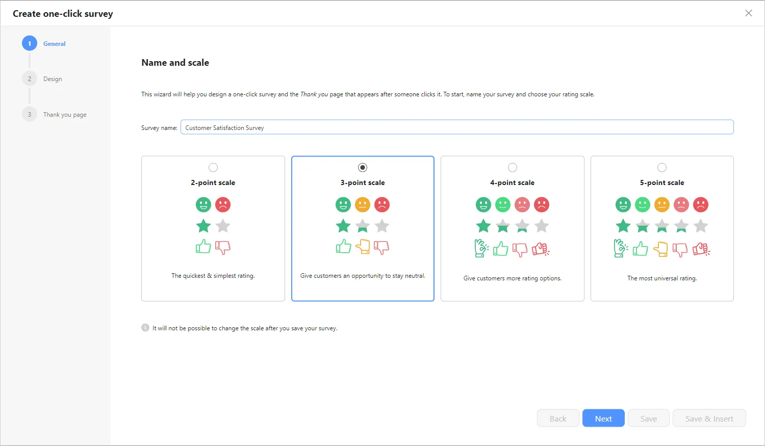 Assistente de criação de inquéritos de um clique do CodeTwo