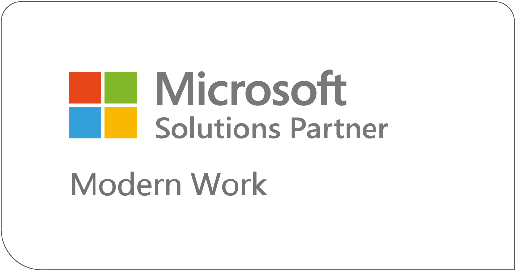 Distintivo Microsoft Solutions Partner para Modern Work